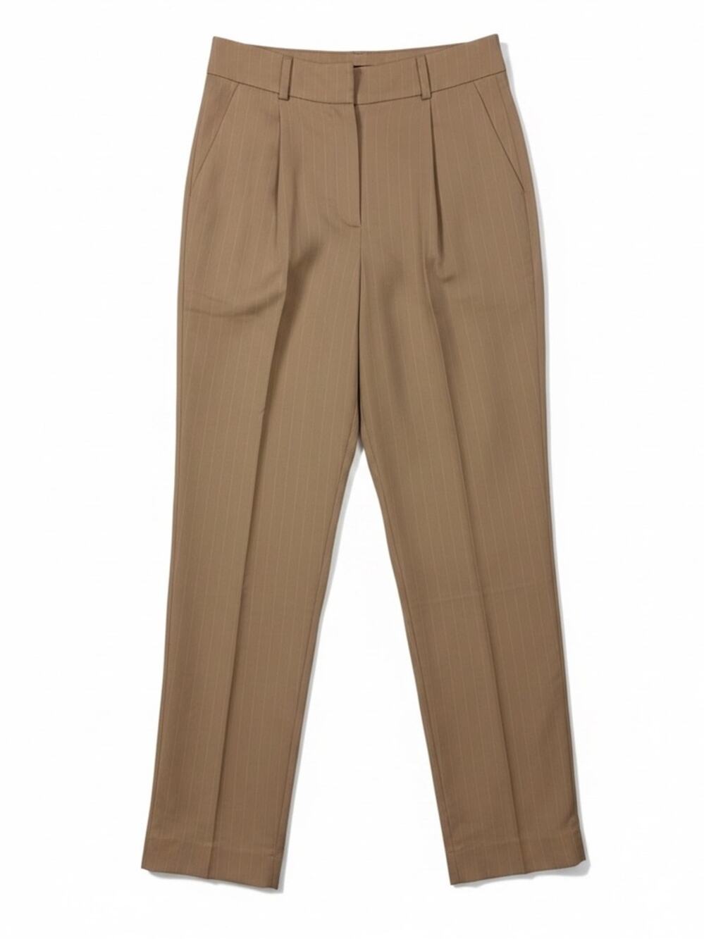 Express Stylist Ankle Super High Rise Pinstripe Pants Size 4L NEW